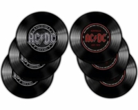 AC/DC Poháralátét szett 6db-os 9,5 cm