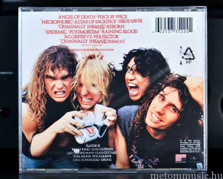 Slayer - Reign in Blood CD Expanded Edition 2 Bonus tracks