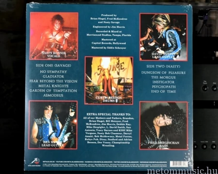 NASTY SAVAGE - Nasty Savage LP 180g Black Vinyl