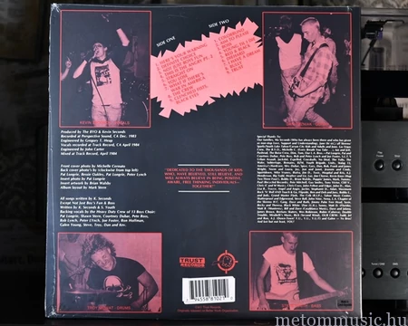 7 Seconds - The Crew LP Red Black Galaxy Ltd. Edition 1500