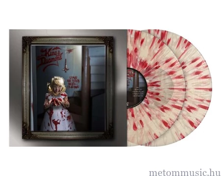 King Diamond - Give Me Your Soul...Please (RI 2024) Clear Red & White Splatter Ltd. 500 2LP