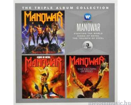 Manowar - Triple Album Collection (Kings Of Metal, Triumph Of Steel, Fighting The World) Slipcase 3CD
