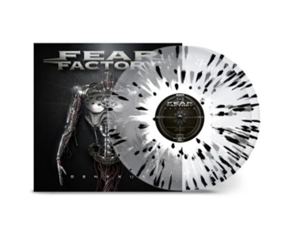Fear Factory - Genexus  Crystal Clear With Black White Splatter 2LP