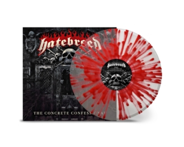 Hatebreed - Concrete Confessional  Clear Red Splatter LP