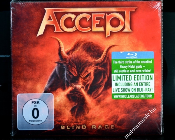 Accept - Blind Rage CD+Blu-ray Digi