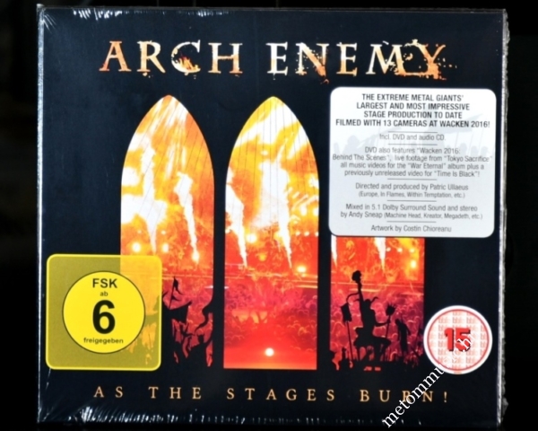 Arch Enemy - As The Stages Burn CD+DVD Digi Bonus tracks