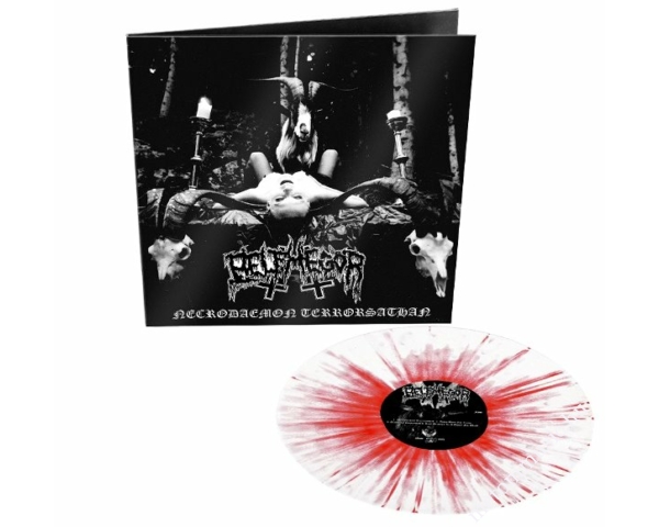 Belphegor - Necrodaemon Terrorsathan LP Polar White Fire Red Splatter