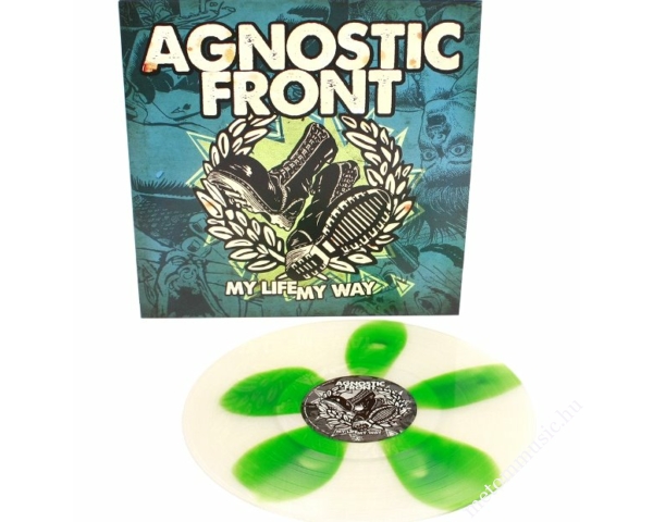 Agnostic Front - My Life My Way LP Clear Green Splatter Limited 500 Copies