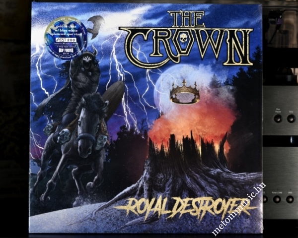 Crown, The - Royal Destroyer LP Golden Clear White Blue Limited 200 copies