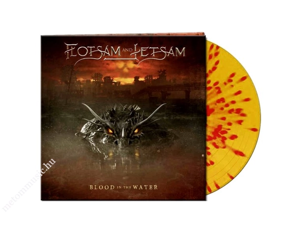 Flotsam and Jetsam - Blood in The Water LP Yellow Red Splatter