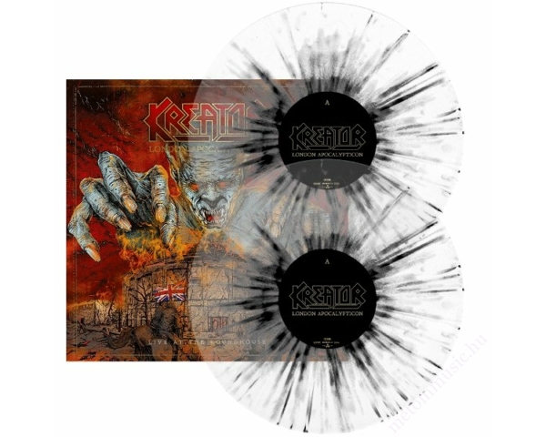 Kreator - London Apocalypticon Live At The Roundhouse 2LP Clear Black Splatter