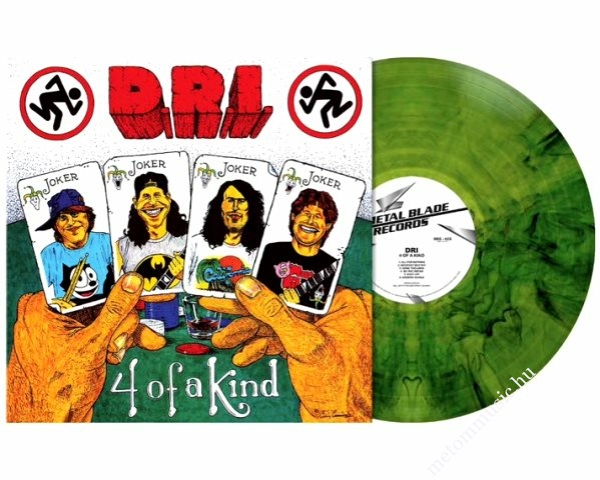 DRI - 4 Of A Kind LP Leaf Green Numbered Ltd. 300 Copies (Dirty Rotten Imbeciles D.R.I.)